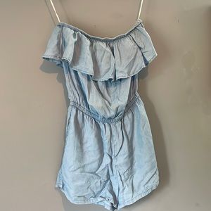 Aerie romper, blue/denim color, XXS